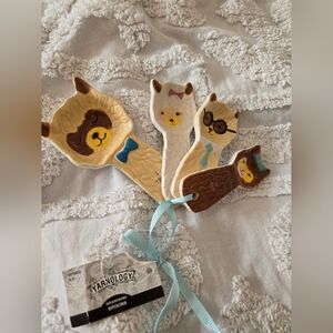Yarnology Hobby Lobby Llama Alpaca Animal Measuring Spoons NWT